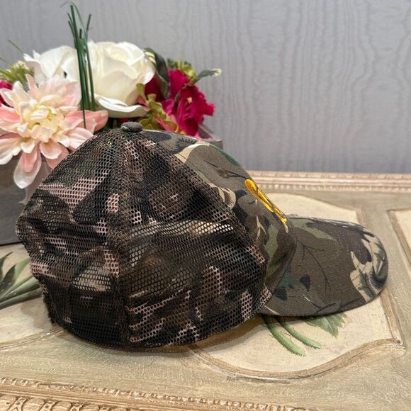 Gone Squatchin Sasquatch Adjustable Camo Cap Hat One Size Unisex - Picture 5 of 15